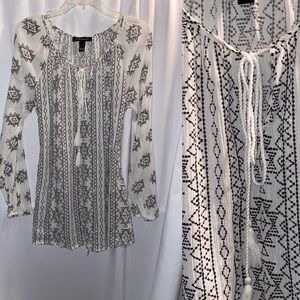 White & Black Wendy Bellissimo Maternity Sz: Lg